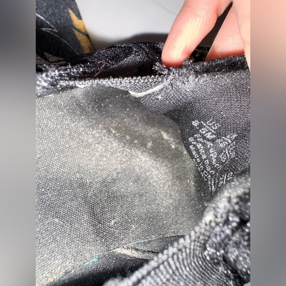 Carlos by Carlos Santana Embroidered Black and Gold Women's Slip-On Sneakers - Picture 8 of 11